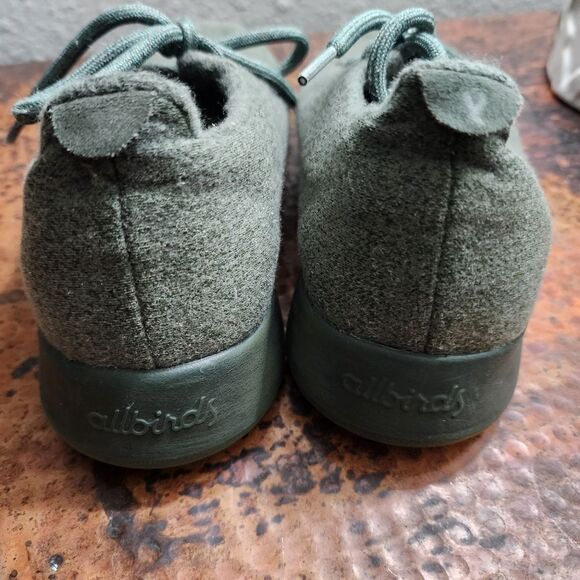 allbirds Women's Wool Runners - Tuke Matcha (Dark Green) 396 - Picture 8 of 14